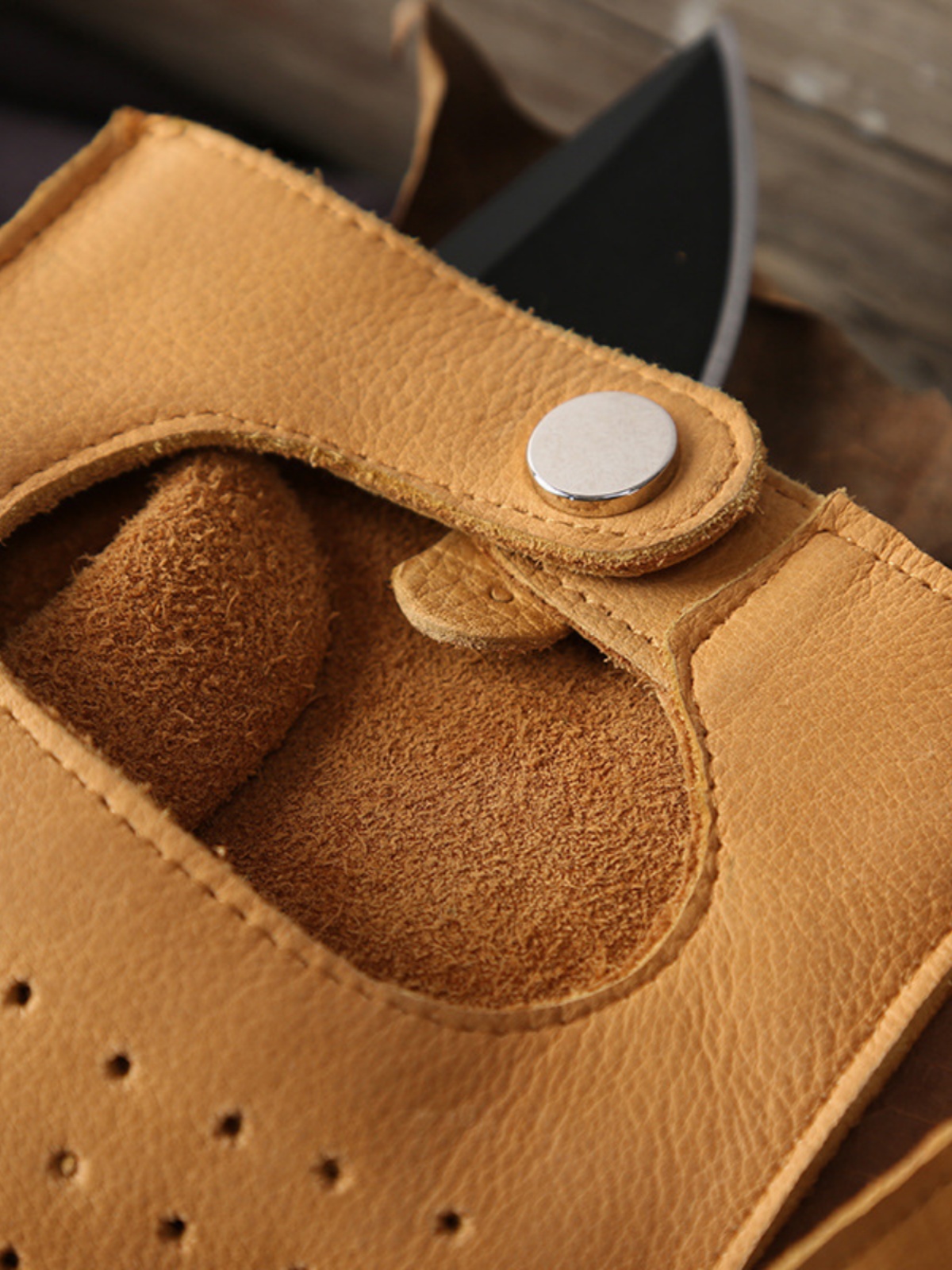 Męskie skórzane rękawice outdo – Leather Driving Glove recenzja i cena
